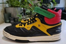 TRAVEL FOX HIGH "TROOP 33" TRAINERS. MENS SIZE 11 UK. BLACK/RD/MUST/GRN/W *2013*