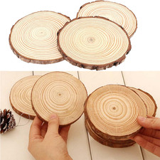 Unfinished wood slices - unfinished,
