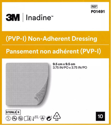 Inadine iodine pvp - pvp-i, non