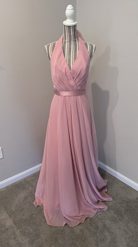 Vera wang pink neck - pink, halter
