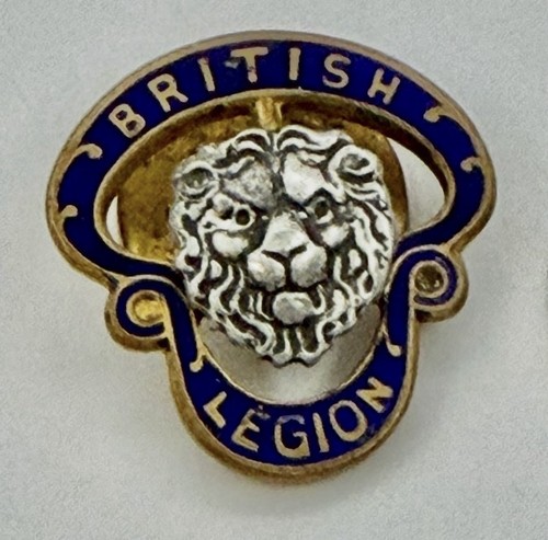 Vintage british legion lapel - vintage,