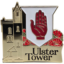 ULSTER TOWER ENAMEL PIN BADGE