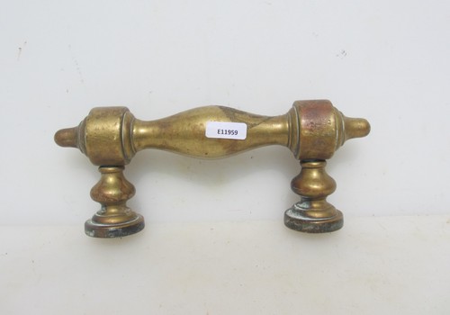 Victorian brass door handle - brass,