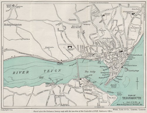 Teignmouth vintage town city - teignmouth,