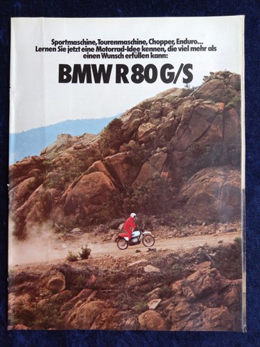 Bmw motorrad s brochure - 80, g/s