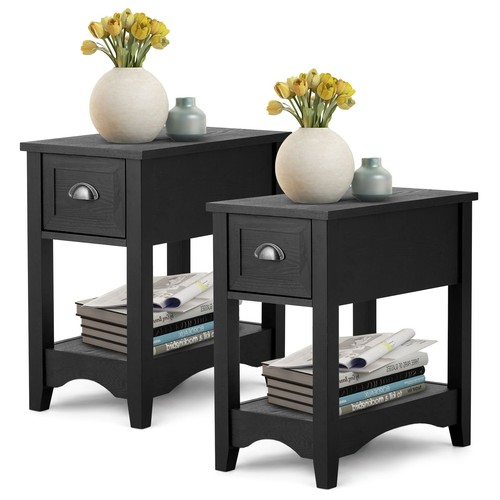 Pcs side end table with - pcs,
