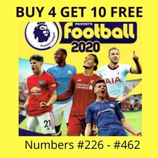 Panini Premier League 2020 Stickers #226 - #462 Full Stock