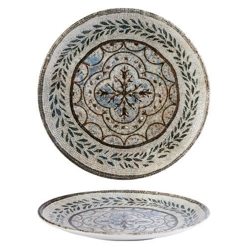 Mosaic coupe plate - mosaic,