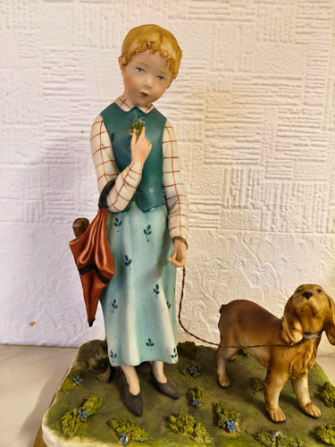 Porcelain lady capodimonte - porcelain,