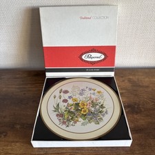 Vintage Pimpernel Round Place Mats Meadow Flowers Traditional Cork Back Boxed
