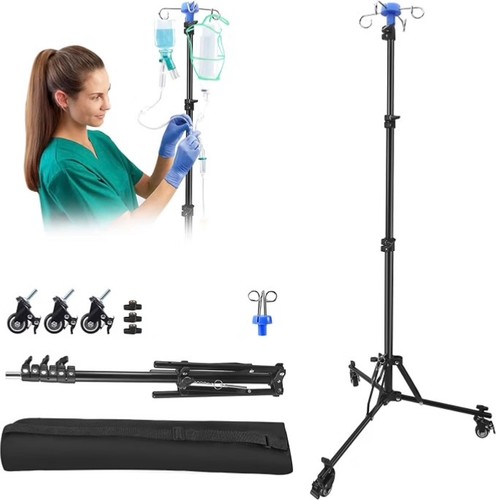 Collapsible pole stand with - iv,