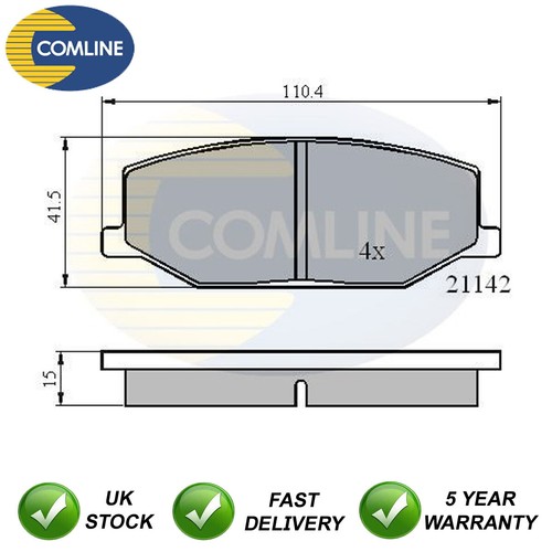 Brake pads set front - set,