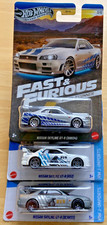 Hot Wheels Nissan Skyline GODZILLA Bundle: Nissan Skyline GT-R R32, R33, R34