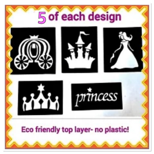 Princess carriage glitter - princess,