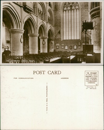 Malmesbury abbey west real - abbey,