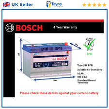EFB Car Battery S4E42 Bosch