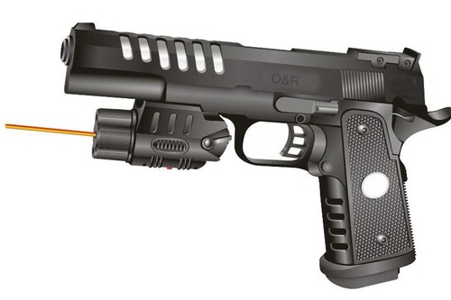 Mouser pistol laser light toy - pistol,