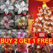 10x large poinsettia glitter - 10x,