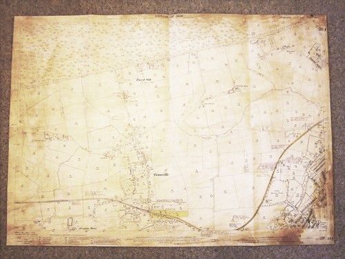 Isle wight old map plan - of,