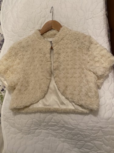 John lewis faux - fur, cream