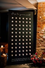 Wedding/Event Display Board Beer Can Holder Stand, in painted MDF *High Quality*