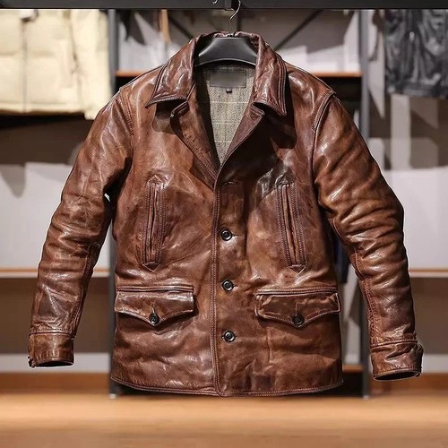 Men vintage biker - men's,