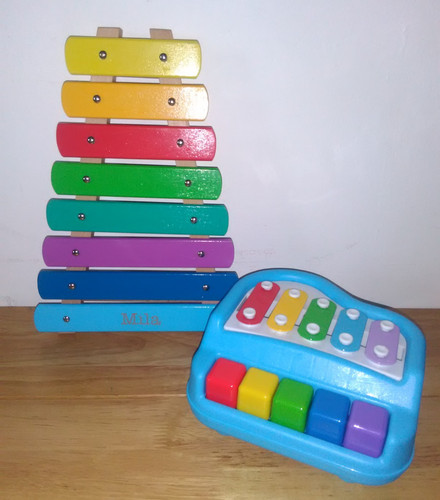 Childrens multi colour piano - childrens,