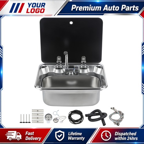 Stainless steel campervan sink - campervan,