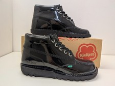 Kickers Black Patent Leather