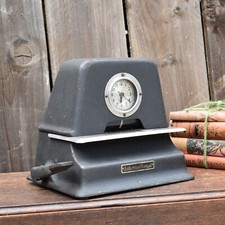 Vintage International Time Recorder Company  Clock Clocking in Machine Untested