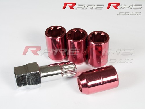 Red tuner locking - tuner, nuts