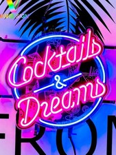 Cocktails And Dreams 20" Neon