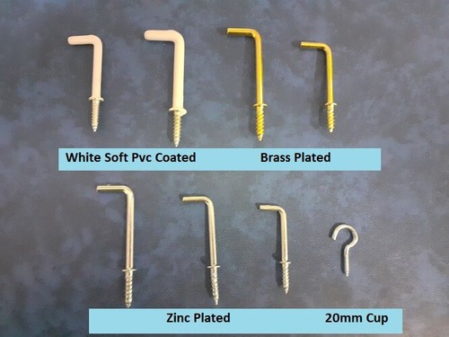 Dresser cup hooks - hooks, l