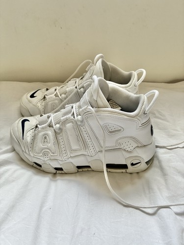 Pure white nike uptempo - pure,