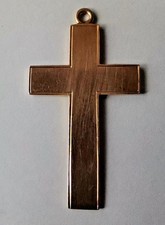 Antique 9ct GOLD Cross Pendant