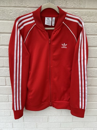 Adidas jacket mens medium red - medium,