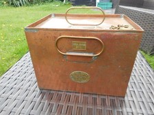 Antique Copper/Brass Lifeboat Lamp/Lights Oil Container. Rare.Sea Bag.