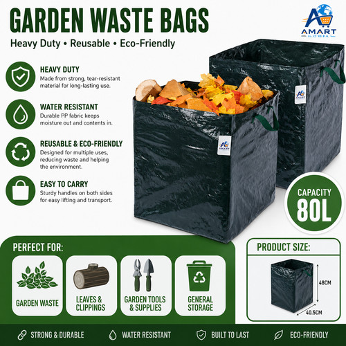 Packs garden waste sack - sack, 80l
