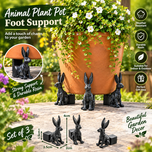 3pcs flower pot feet stand - 3pcs,