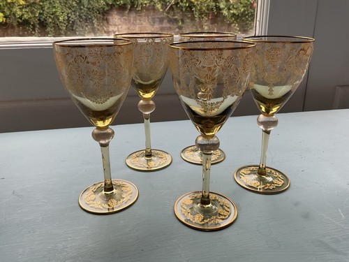 Vintage fostoria june yellow - june,