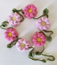 Hand crochet pink tones