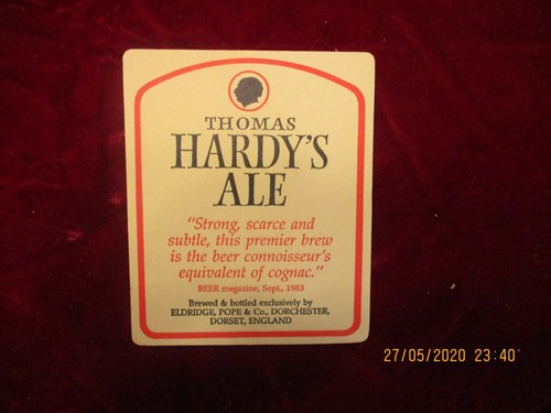Thomas hardy ale - ale, coaster