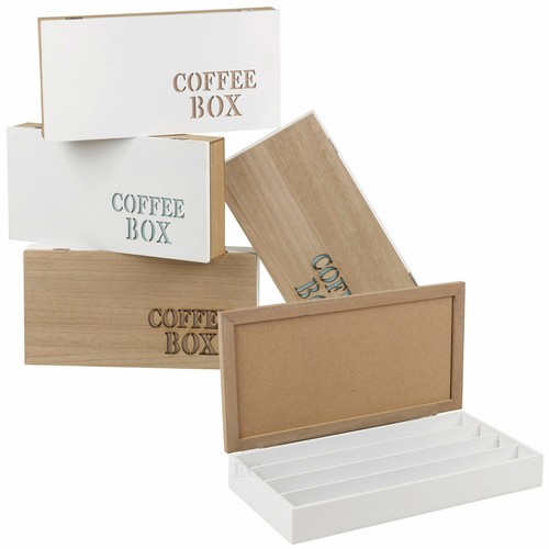 Wooden coffee capsule - coffee, pod