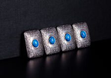 4PC 32X22MM Antique Silver