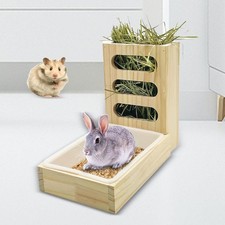 Rabbit Hay Feeder with Litter
