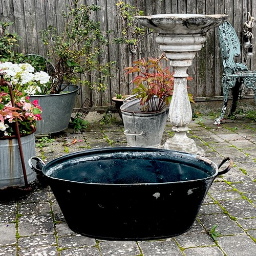 Vintage painted galvanised - painted,