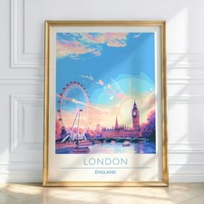 London England Travel Poster