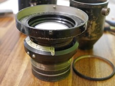 Kodak Aero-Ektar 7" 178mm 5x5 Lens clean  and working 5x4 large format ref:2711
