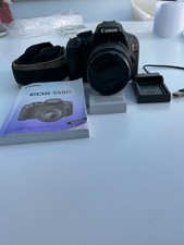 Canon 550D DSLR Camera 18MP 18-55mm, Battery, Charger, Instruction Book And Case