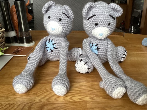 New pair teddy - new, handmade